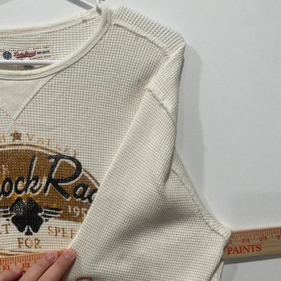 Lucky Brand Mens Shamrock Racing Thermal Long Sleeve Shirt XL Built for Speed - Picture 5 of 9